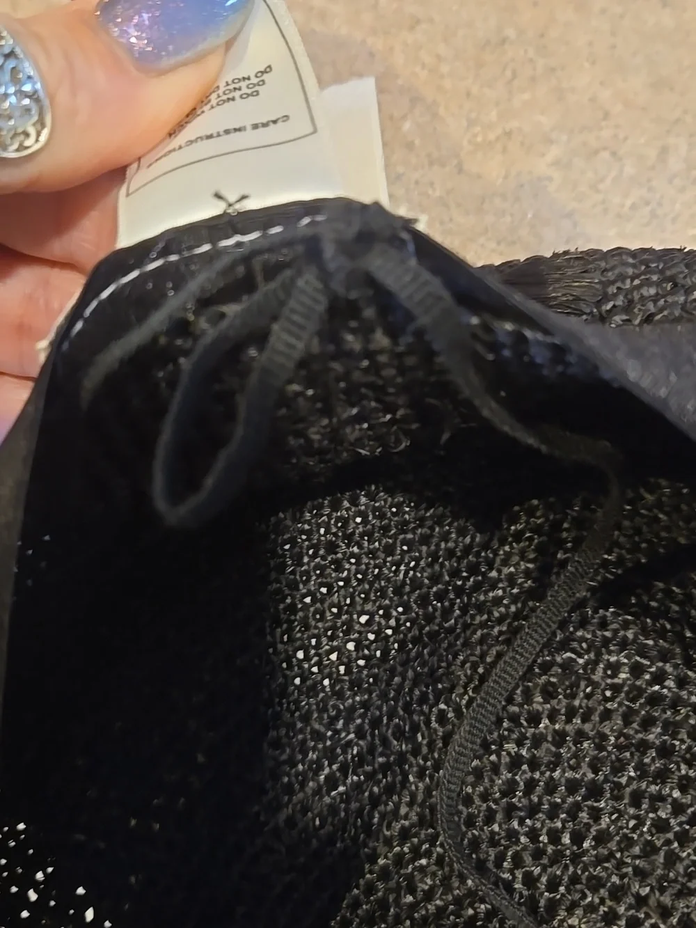 New Helen Kaminski Black Charcoal Polka Dot Raffia Straw Beret - Picture 7 of 8